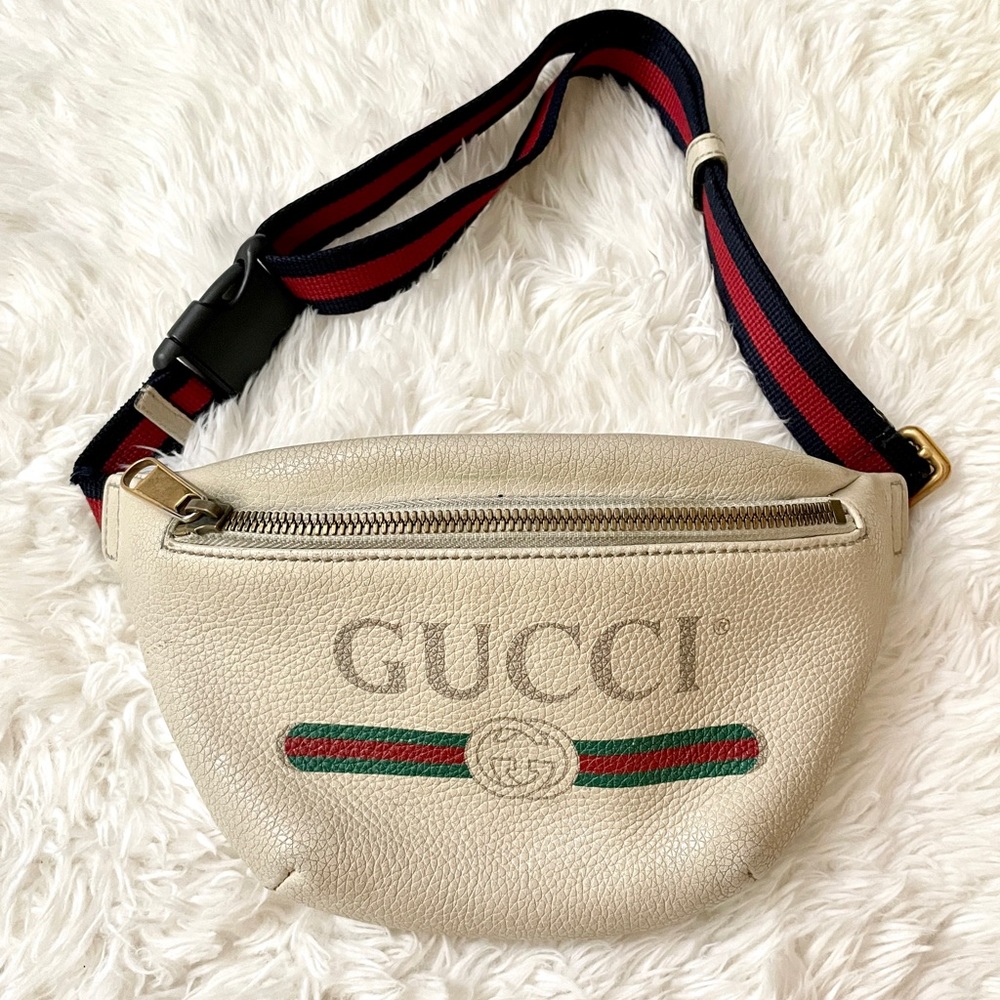Authentic Vintage Gucci Calfskin Fanny Pack Belt Bag